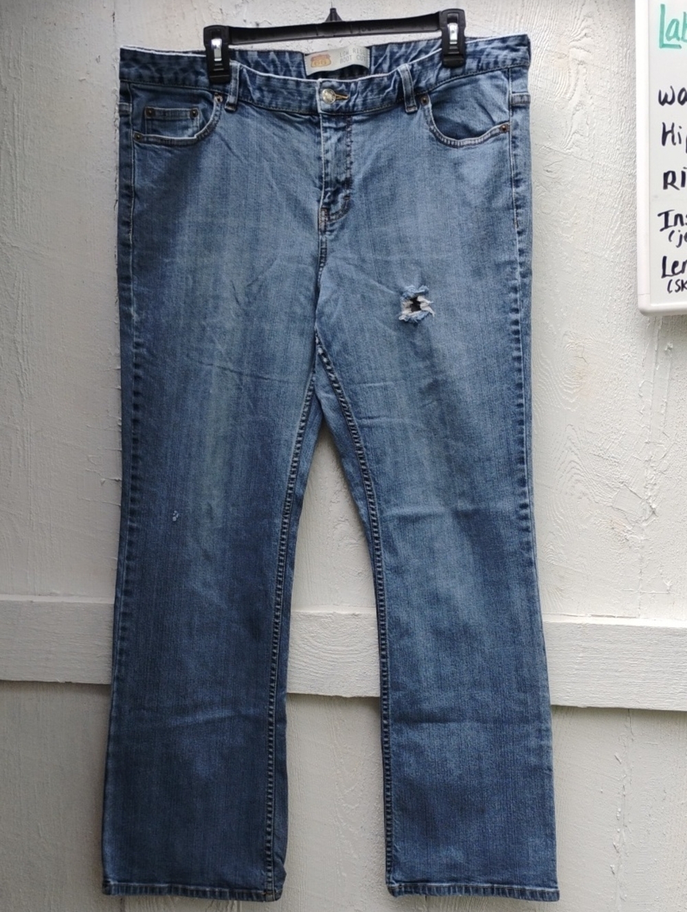 Route 66 Mid Wash Blue Flare Jeans